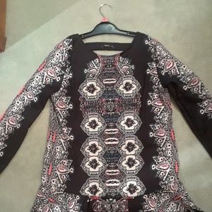 Tribal tunic top